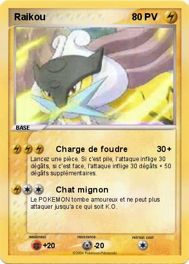 Pokemon Raikou