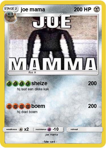 Pokemon joe mama
