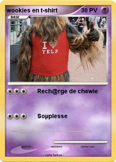 Pokemon wookies en t-shirt