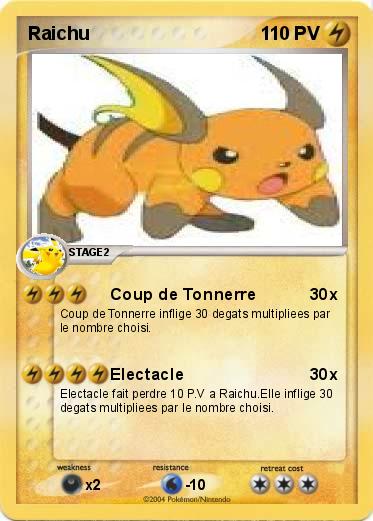 Pokemon Raichu