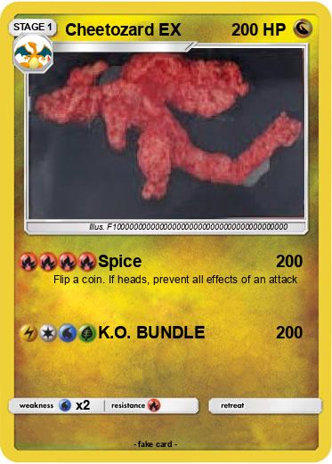 Pokemon Cheetozard EX