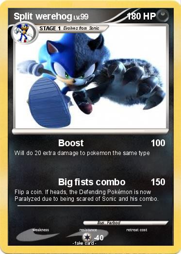 Pokemon Split werehog