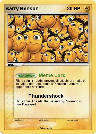 Pokemon Barry Benson