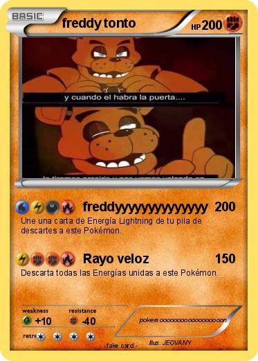 Pokemon freddy tonto