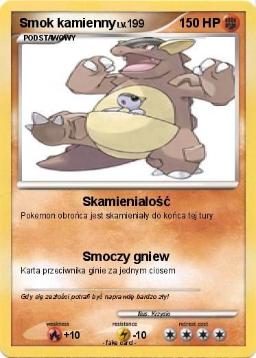 Pokemon Smok kamienny