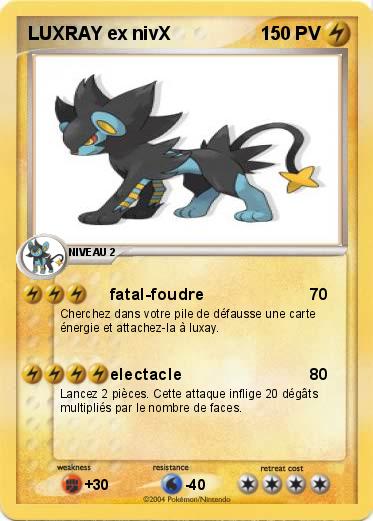 Pokemon LUXRAY ex nivX