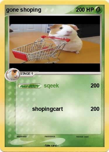 Pokemon gone shoping