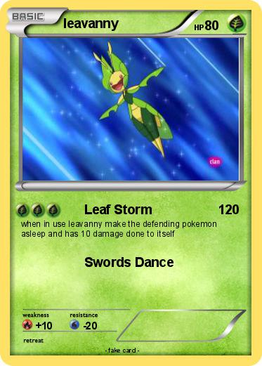 Pokemon leavanny