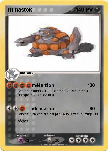Pokemon rhinastok