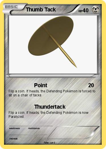 Pokemon Thumb Tack