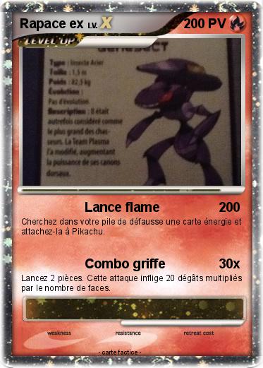 Pokemon Rapace ex