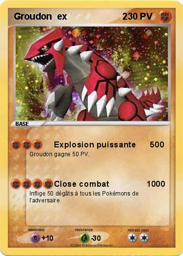 Pokemon Groudon  ex                      2
