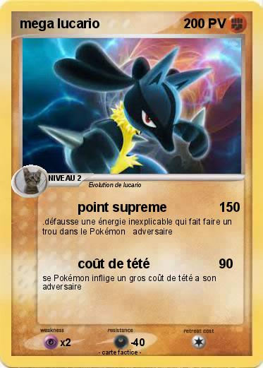 Pokemon mega lucario