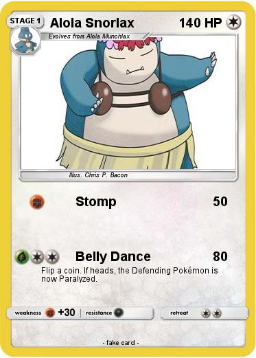 Pokemon Alola Snorlax