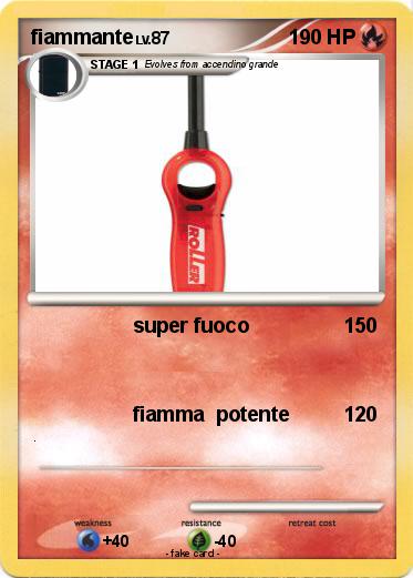 Pokemon fiammante