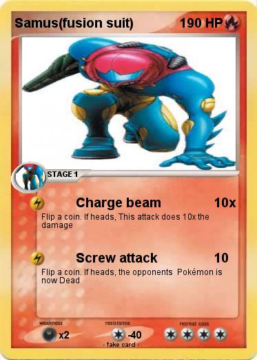 Pokemon Samus(fusion suit)