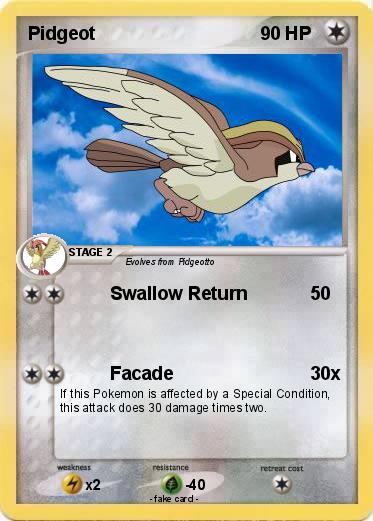 Pokemon Pidgeot