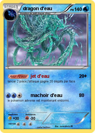 Pokemon dragon d'eau