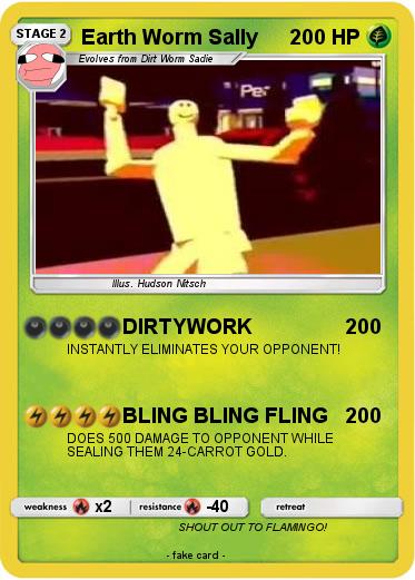 Pokemon Earth Worm Sally