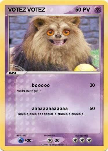 Pokemon VOTEZ VOTEZ