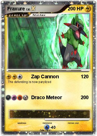 Pokemon Fraxure