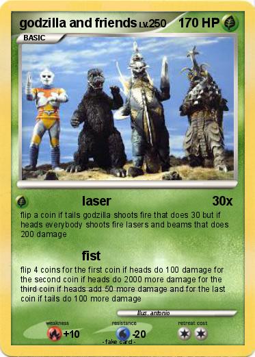 Pokemon godzilla and friends