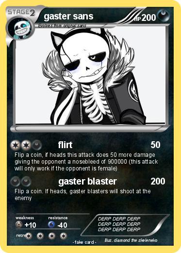 Pokemon gaster sans