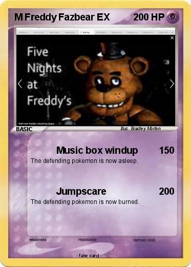 Pokemon M Freddy Fazbear EX