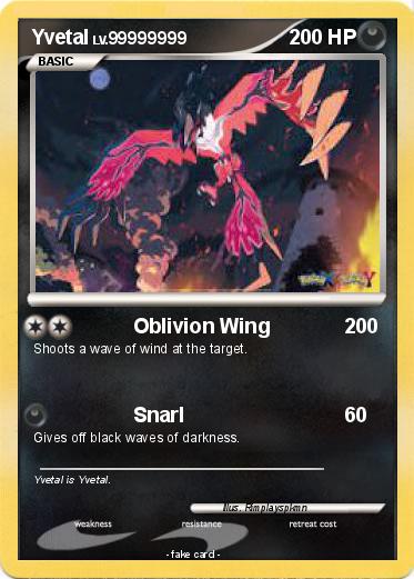 Pokemon Yvetal