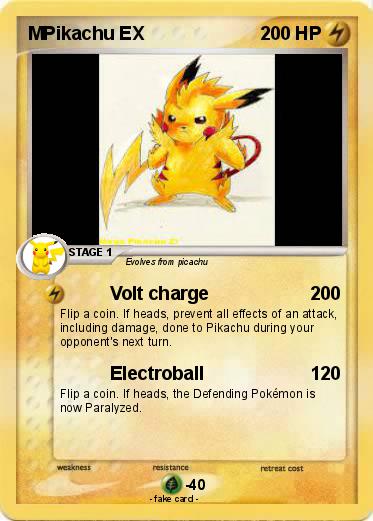 Pokemon MPikachu EX