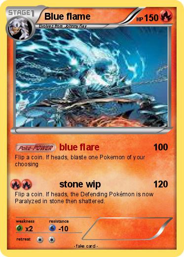 Pokemon Blue flame
