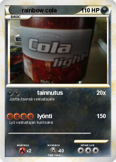 Pokemon rainbow cola