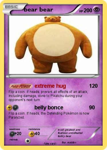 Pokemon bear bear