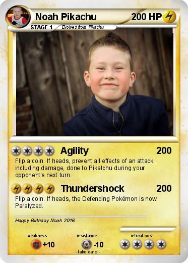 Pokemon Noah Pikachu