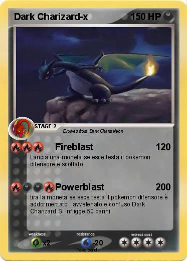 Pokemon Dark Charizard-x