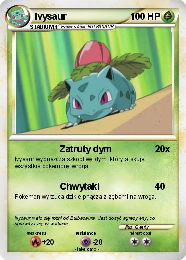Pokemon Ivysaur