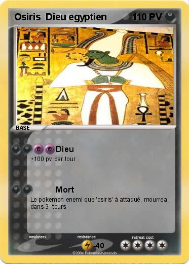 Pokemon Osiris  Dieu egyptien