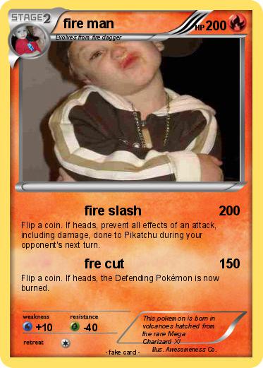 Pokemon fire man