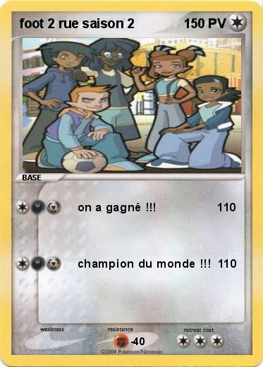 Pokemon foot 2 rue saison 2