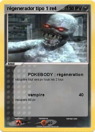 Pokemon régenerador tipo 1 re4
