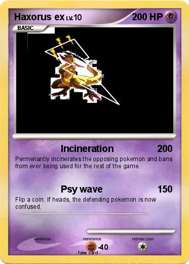 Pokemon Haxorus ex