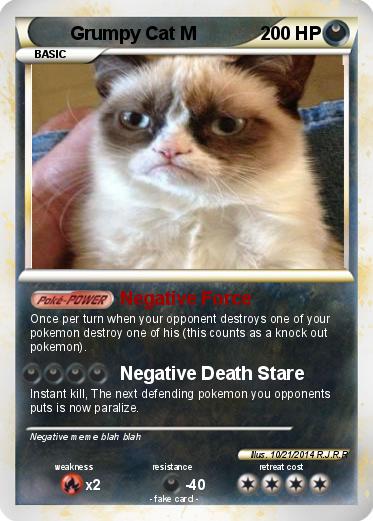 Pokemon Grumpy Cat M