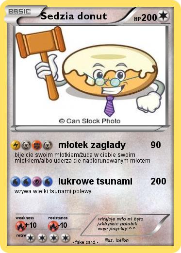 Pokemon Sedzia donut
