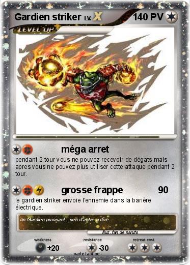 Pokemon Gardien striker