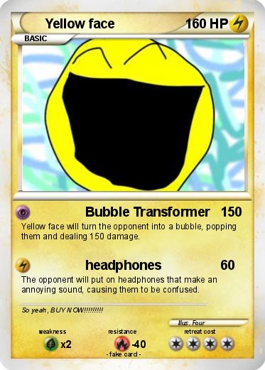 Pokemon Yellow face
