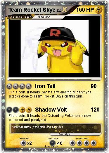 Pokemon Team Rocket Skye