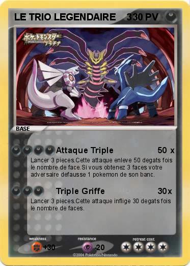 Pokemon LE TRIO LEGENDAIRE    3