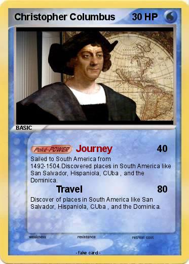 Pokemon Christopher Columbus