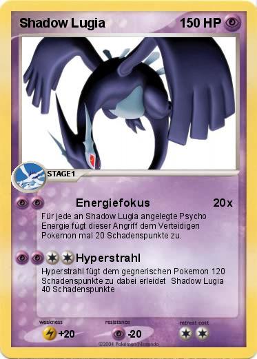 Pokemon Shadow Lugia