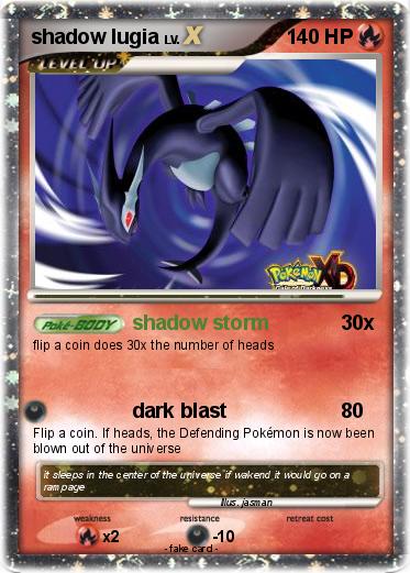 Pokemon shadow lugia